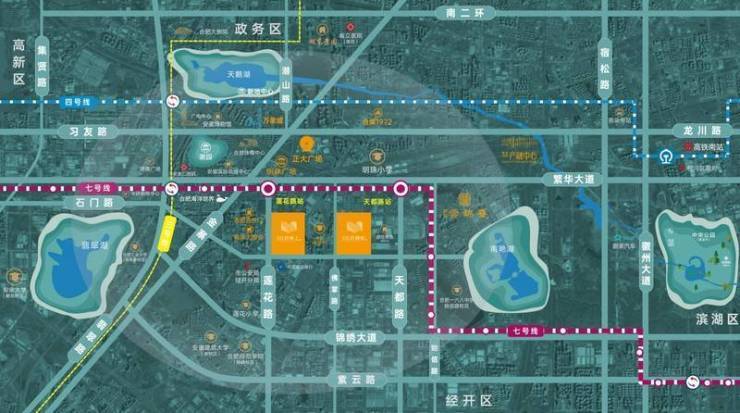 经开区皖投云启锦上花园官方售楼处发布：王炸出场引爆楼市(图2)