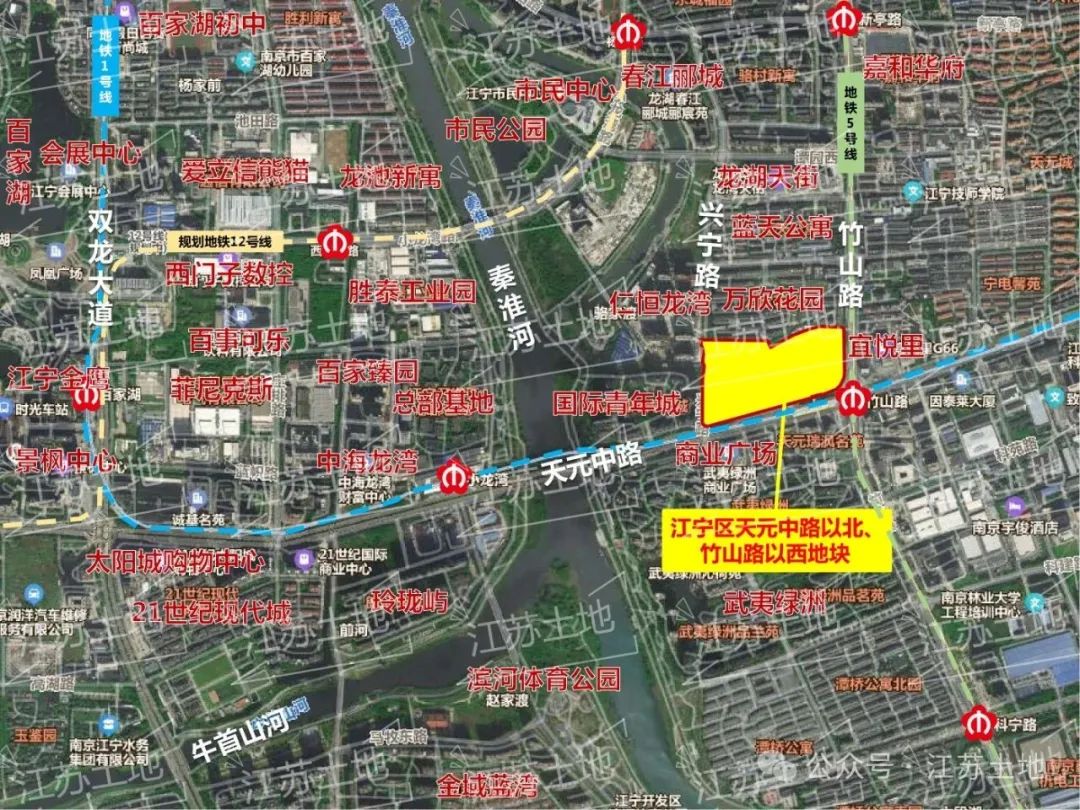 江宁楼市巨震！双地铁上盖地块刚刚挂出！涉及最新区划调整(图2)