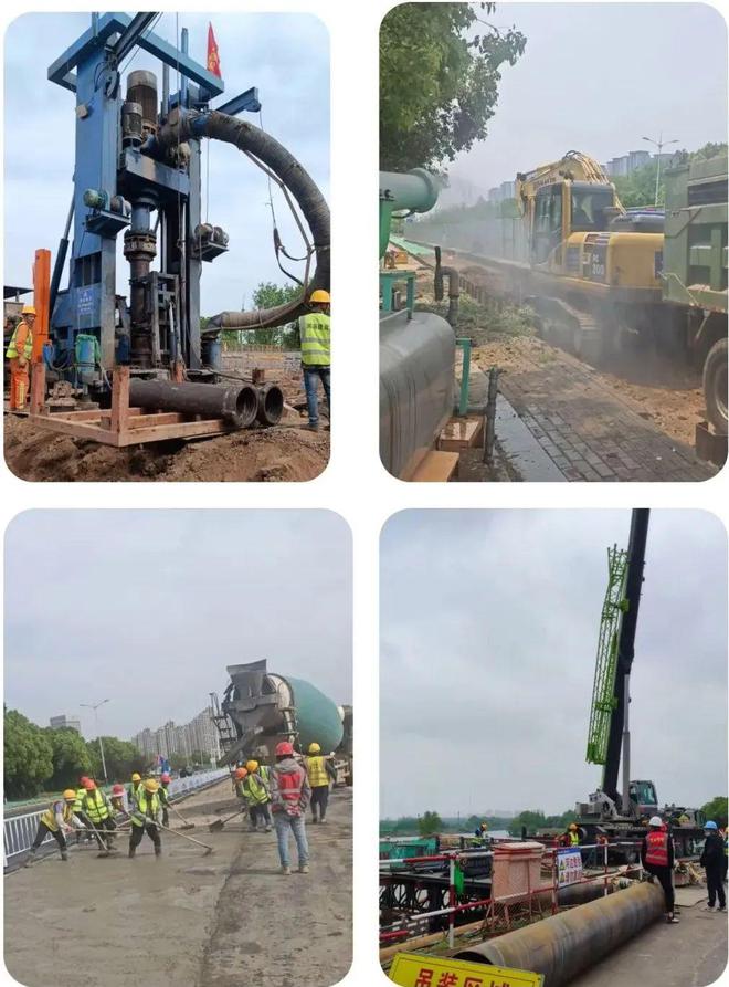 火力全开！仪征前进路东延项目最新进展(图1)