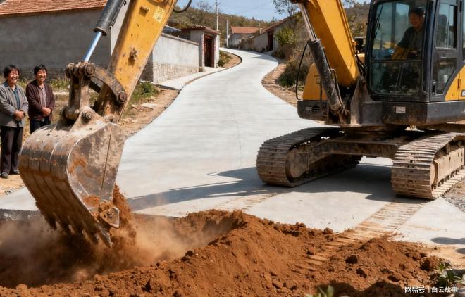村里修路特意跳过我家门口我花八万铺透水砖第二年他们都傻眼(图1)